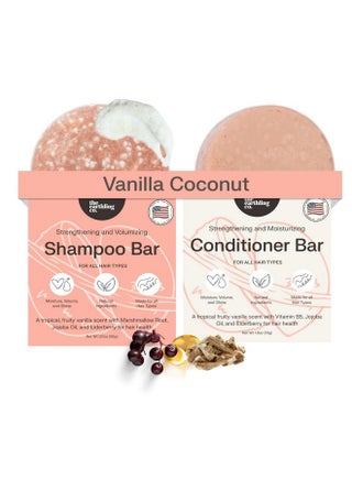 The Earthling Co. Shampoo & Conditioner Bar Set - Promote Hair Growth, Strengthen & Volumize All Hair Types - Paraben & Sulfate Free Formula with Natural Ingredients for Dry Hair (Vanilla Coconut) - pzsku/ZDB7988D753D0B0BB7AC2Z/45/1745224382/5a9fb1c5-e01e-4b82-8853-a2a74a123046