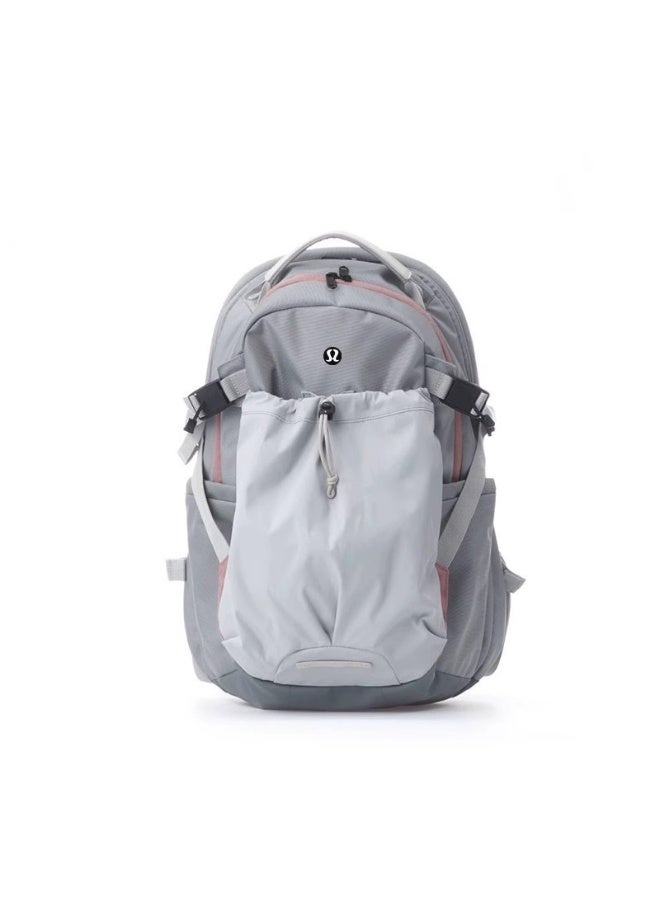 لولوليمون حقيبة ظهر نسائية خفيفة الوزن بسعة 30 لتر، حقيبة مشي مقاومة للماء، حقيبة رياضية للتنزه في الهواء الطلق