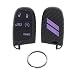 OXANEVN Key Fob Cover for Dodge Accessories Silicone 5 Button Key Fob Case fit for Dodge Challenger Charger Durango Dart Journey Grand Cherokee Remote Control ProtectorPurple - Image 2