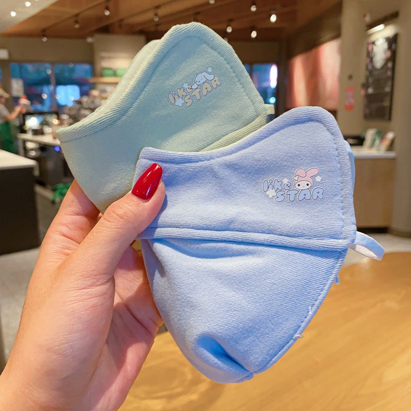 Children'S Mask Girls' Windproof Warm Thickened Girls Cotton Boys' Primary School Children Outdoor Cold-Proof Anti-Freezing - Image 5