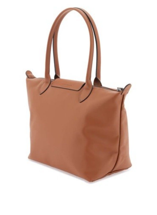 Longchamp women's large tote bag, handbag, shoulder bag, brown classic style  - Image 2