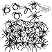 Max Fun 300pcs Halloween Spider Rings for Kids Party Favors 196 Plastic Spider Rings Bulk for Kids Costume Accessories Party Decorations Supplier Black - Image 4