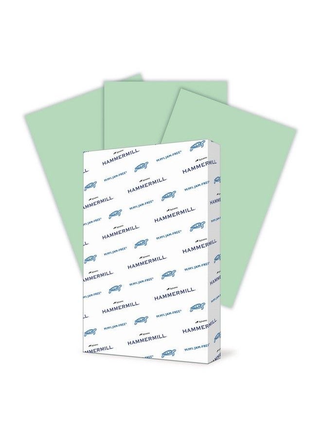 Hammermill Colored Paper 20 Lb Green Printer Paper 11 X 171 Ream (500 Sheets) Made In The Usa Pastel Paper 102186R  - Image 2
