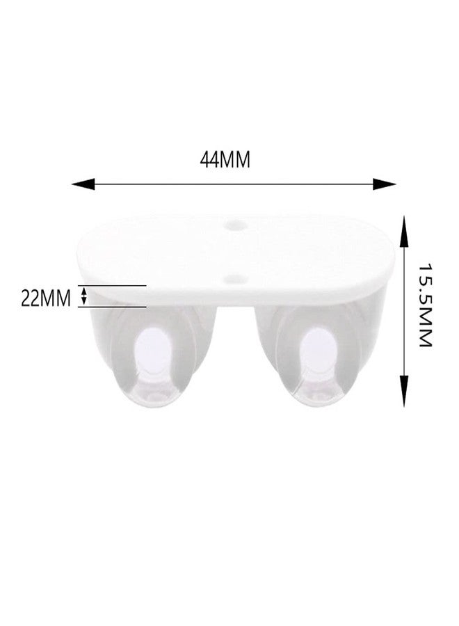 ZIVIK 4 pcs Adhesive Casters, Universal Furniture Wheel Castor Unidirectional Roller for Storage Box, Trash Can, Cloth Bin, Container, Carton, Small Wheels Paste Plastic Pulley Sticky Caster (4) - Image 5
