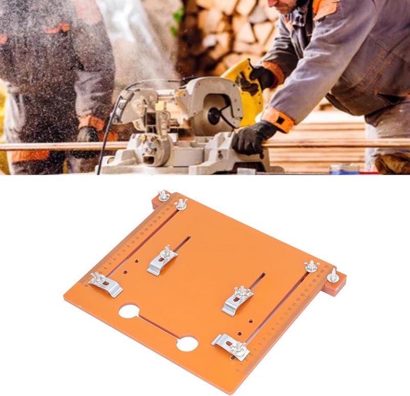 Router Table Insert Plate PP Material 25x28cm with Accessories for Woodworking Cutting Trimming Milling - Image 3