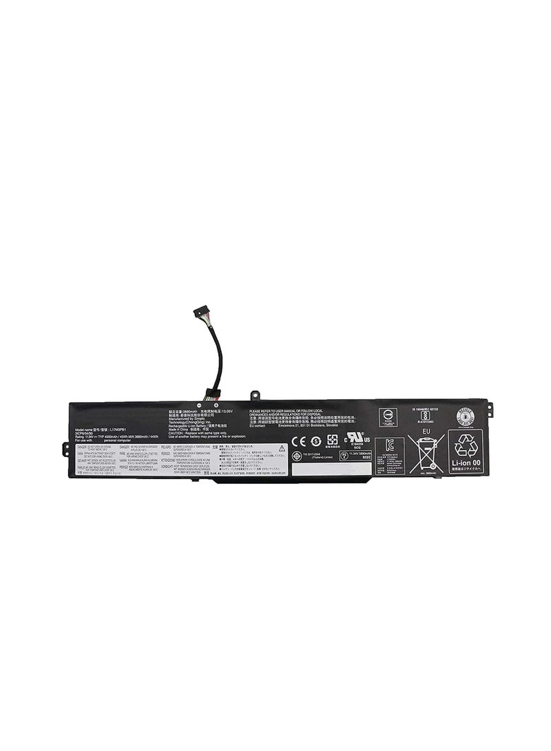 Terabyte REPLACEMENT L17M3PB1 Laptop Battery Compatible for Lenovo IdeaPad 330-17ICH 330-15ICH Series L17C3PB0 L17D3PB0 5B10Q71252 5B10Q71254 5B10Q71251 11.34V 45Wh 4000 0mAh 3-Cell - Image 1
