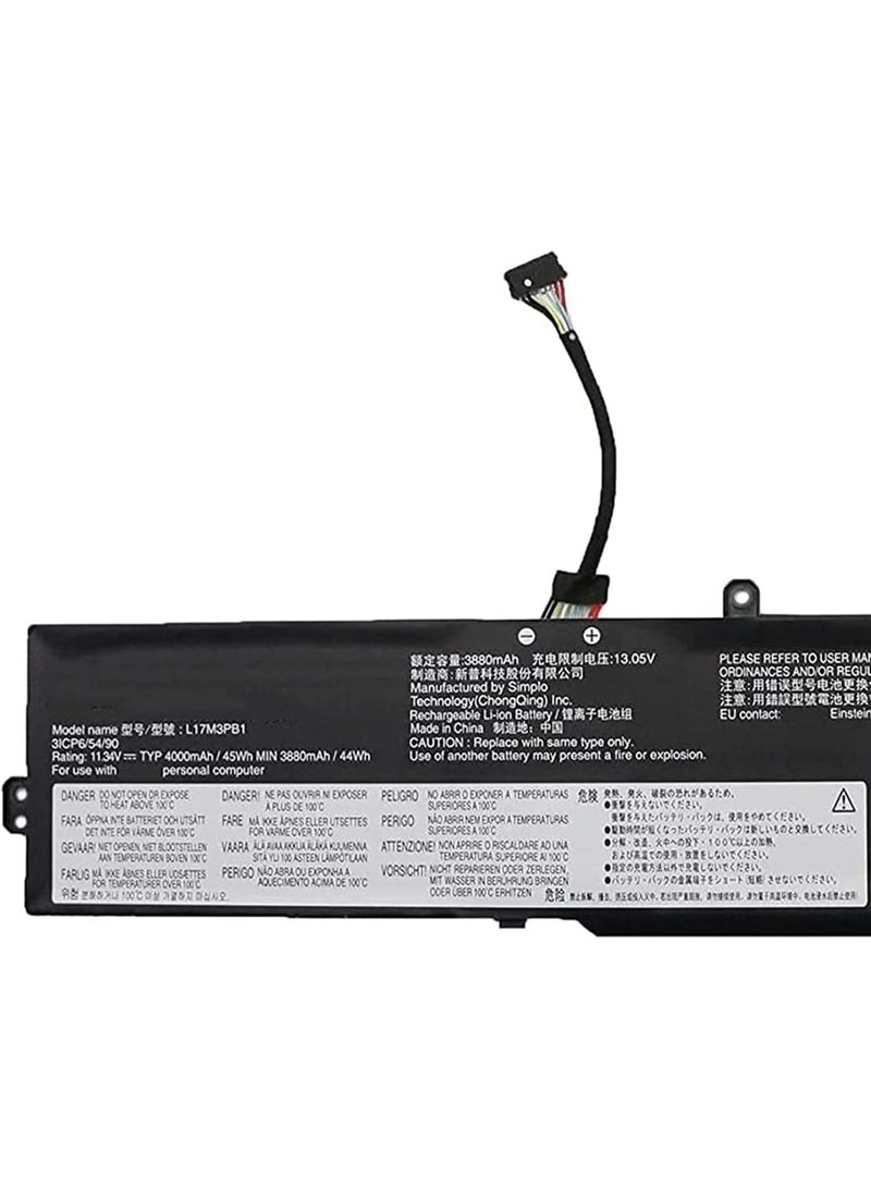 Terabyte REPLACEMENT L17M3PB1 Laptop Battery Compatible for Lenovo IdeaPad 330-17ICH 330-15ICH Series L17C3PB0 L17D3PB0 5B10Q71252 5B10Q71254 5B10Q71251 11.34V 45Wh 4000 0mAh 3-Cell - Image 2