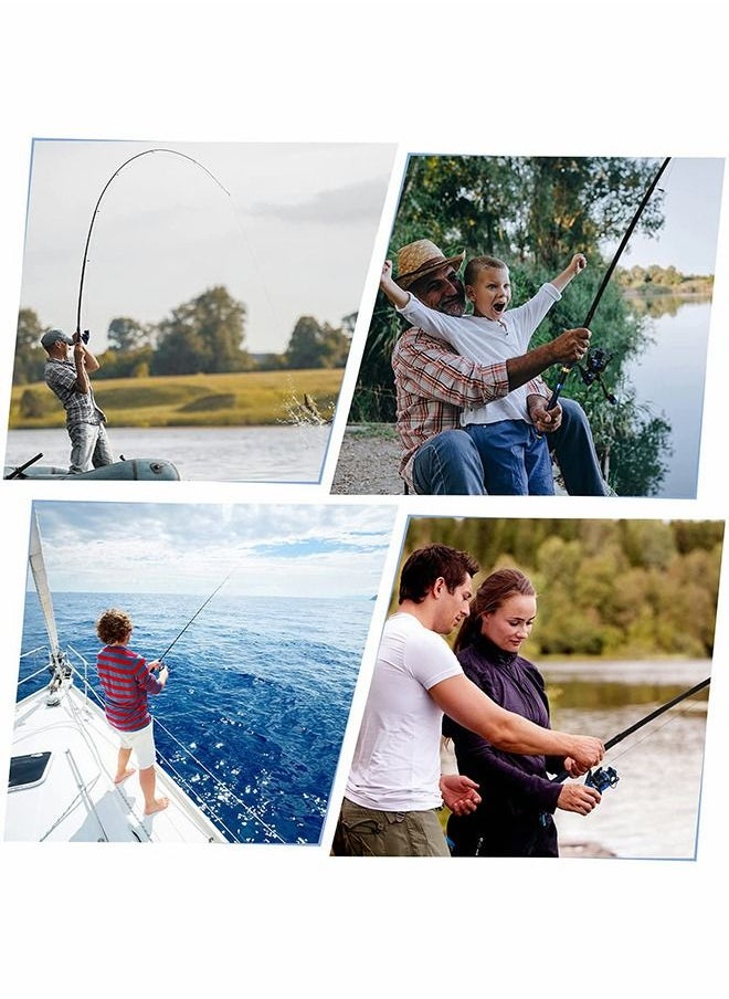 GROIC - Fishing Rod Set Telescopic Fishing Rod Reel Combination Retracted 67cm with Hook Holder Bell-2.1M - Image 1