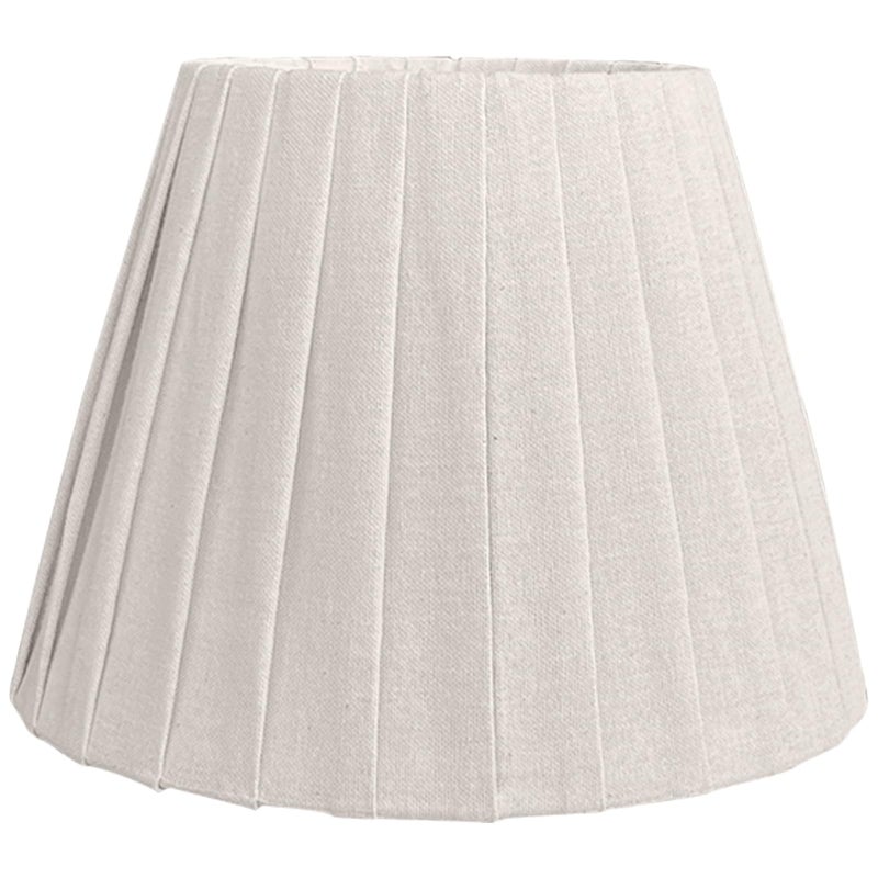 TooToo Star TOOTO STAR Small Lamp Shade, Brown Pleated 6x10x7.5inch Bell Shade for Table Lamps, Floor Lamps and Pendant Lamps (Spider Fitter), Handmade of Linen - Image 4