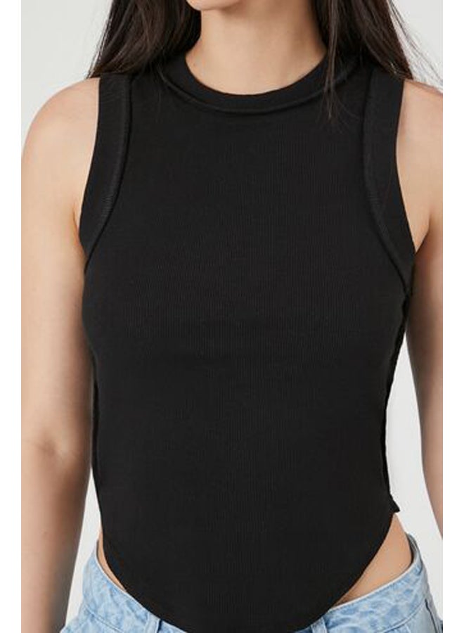 FOREVER 21 Scoop-Neck Fitted Tank Top - Image 5
