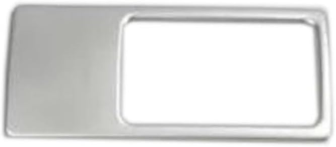 QASULER ABS Silver Fog Light Switch Button Trim for Mazda 6 Atenza - Image 1