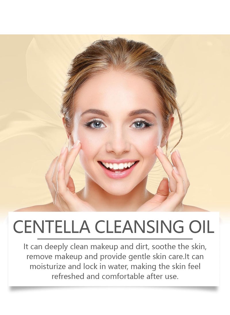 EELHOE - Centella Light Cleansing Oil (100ml), Gentle Korean Facial Cleanser for Double Cleansing – Makeup Remover and Daily Skincare Solution for Sensitive, Acne-Prone Skin - Image 1