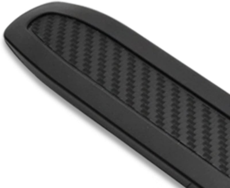 runmade 4Pcs Universal Car Truck SUV Rear Bumper Guard Side Anti-Scratch Protector Trim Black Rubber Strips - Image 5