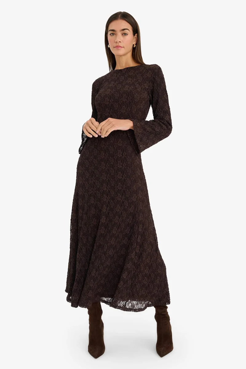 DeFacto Lace Midi Dress