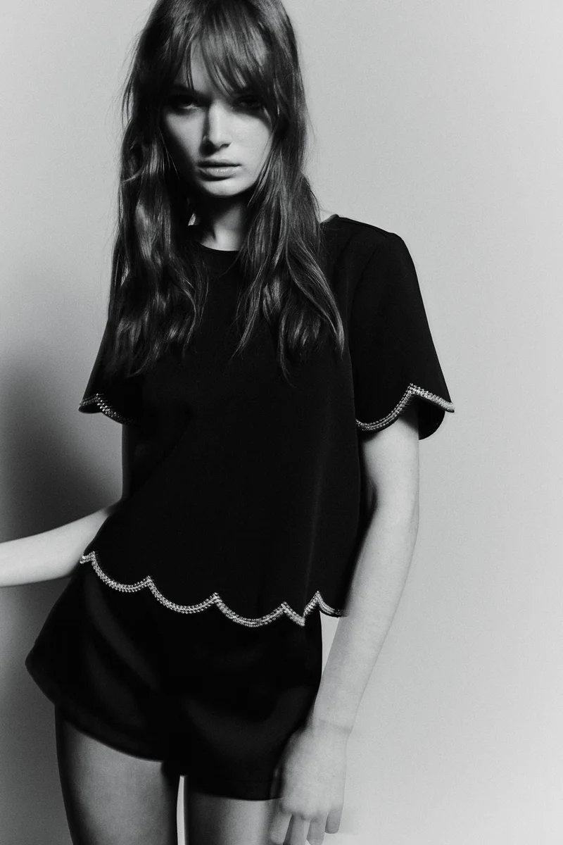 H&M Embellished blouse