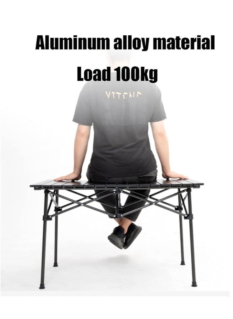 Mereza Camping Furniture Set,Foldable Camping Tables and Chairs, Portable Family Outing Camping Picnic Table And Chair Set,Multifunctional Foldable Travel Table and Chairs Set Camping Table For Outdoor BBQ,Cooking,Party, Beach - Image 2