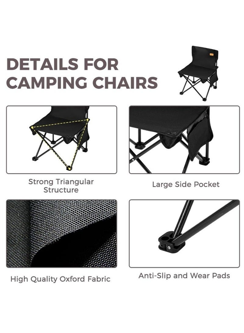 Mereza Camping Furniture Set,Foldable Camping Tables and Chairs, Portable Family Outing Camping Picnic Table And Chair Set,Multifunctional Foldable Travel Table and Chairs Set Camping Table For Outdoor BBQ,Cooking,Party, Beach - Image 4