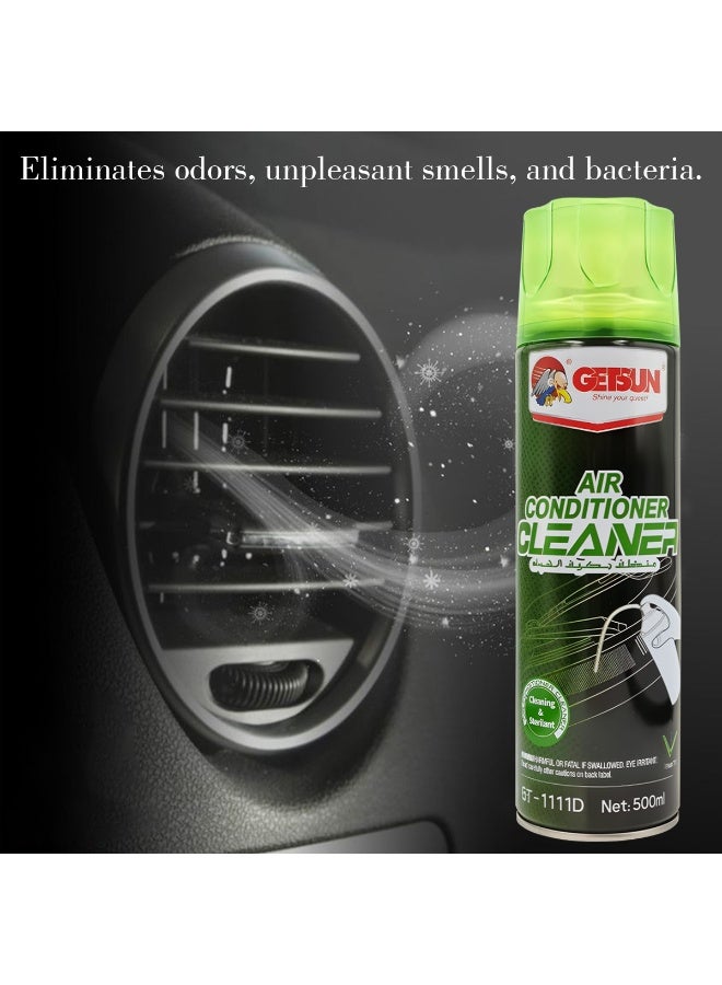 جيتسون رغوة منظف مكيف الهواء ٥٠٠ مل - يزيل الروائح والغبار والبكتيريا، وينظف فتحات مكيف الهواء والمبخر، ويحسن تدفق الهواء، وينعش داخل السيارة، وسهل الاستخدام - Image 5