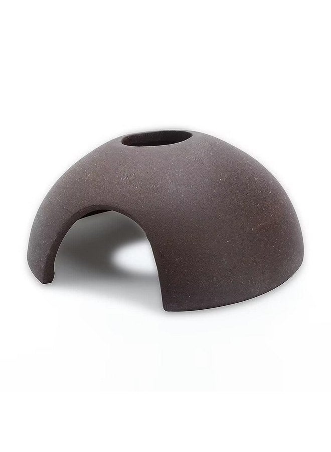 سايم ديكورات كهف سيراميك حوض أسماك سايم، ملحقات حوض السمك لأسماك البيتا، ملجأ الروبيان، أنبوب التكاثر، حيوانات مائية للراحة، ألعاب أسماك البيتا - Image 1