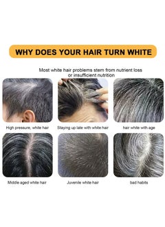 Jaysuing 1Pc Polygonum Multiflorum Shampoo Soap Natural Darkening Grey Hair Recoloring Damage Hair Care  - Image 5