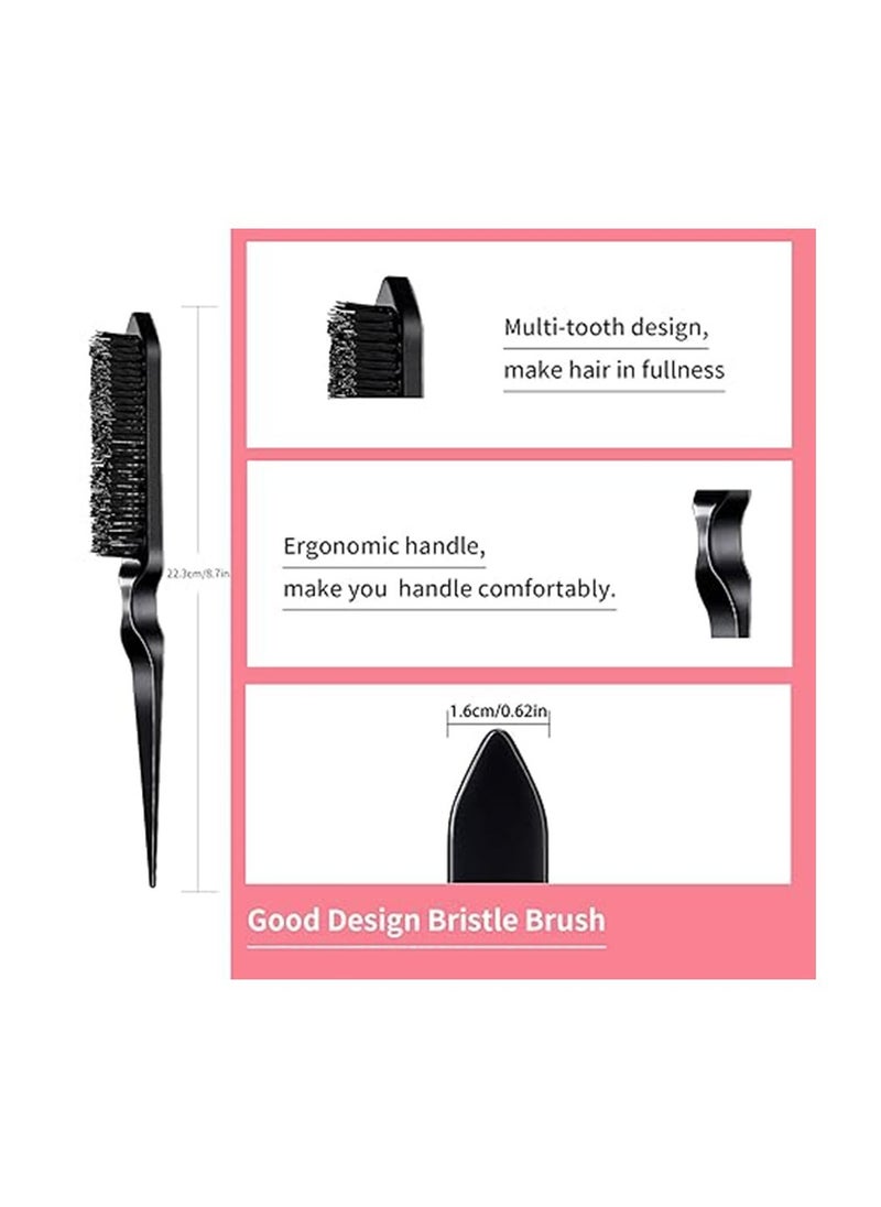 3-Piece Hairstyle Comb Set, Tearing Hair Brush, Mouse Tail Comb, Double-Sided Edge Brush
