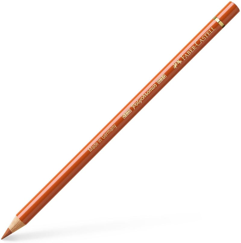 FABER-CASTELL Polychromos Artists' Single Pencil - Colour 186 Terracotta - Image 1