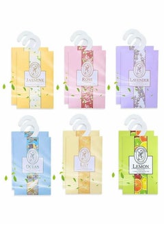 Arabest Scented Sachet 12Pcs Fragrance Sachet Bags Wardrobe Fresheners Drawer Fresheners Long Lasting for Drawers Closets Wardrobes Bathrooms Cars  - Image 1