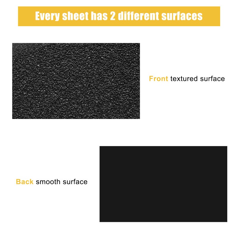 Bonnary 3 Pack Black ABS Plastic Sheet 12" x 16" 1/8" Thick (3mm), High Tensile and Impact Strength Moldable Plastic Sheet Plexiglass Sheet, DIY Material for Home Decor,Handicrafts - Image 3
