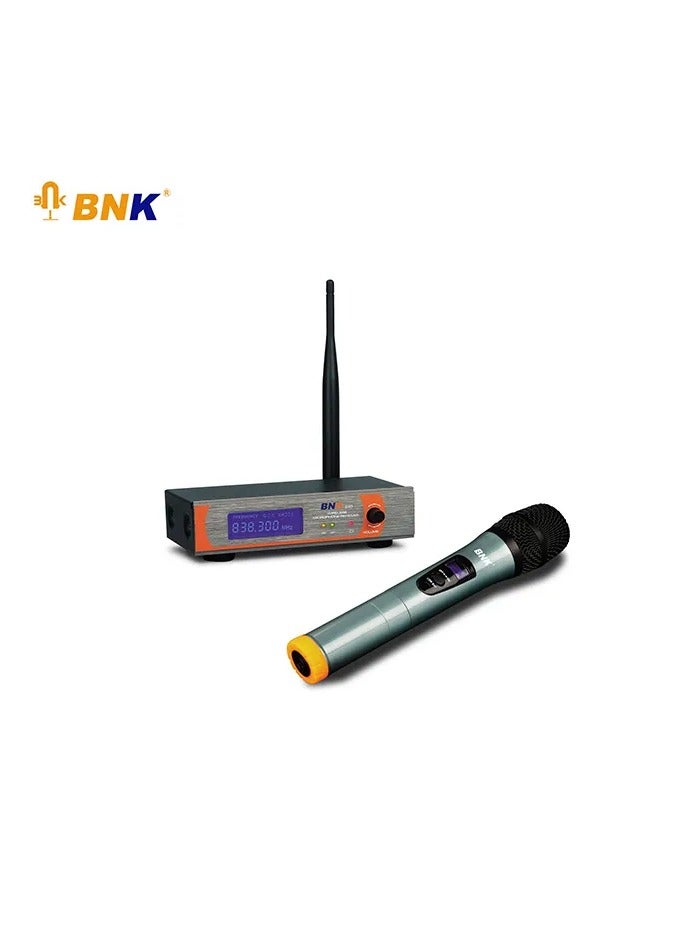 BNK Professional 1-Channel VHF Wireless Microphone System Includes 1 Handheld Microphone with Transmitter for Parties, Conferences, and Meetings - Image 1