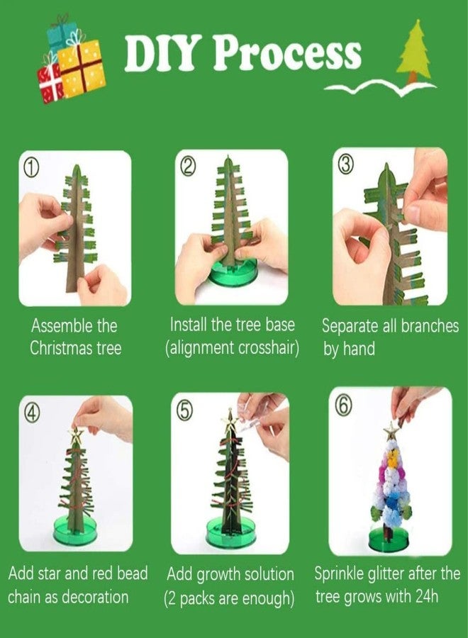 فيكريدا شجرة فيكريدا السحرية المتنامية، توفر للأطفال مجموعات مبتكرة وألعاب حفلات ممتعة يمكنك صنعها بنفسك - قطعتان (اللون حسب التوافر) - Image 4