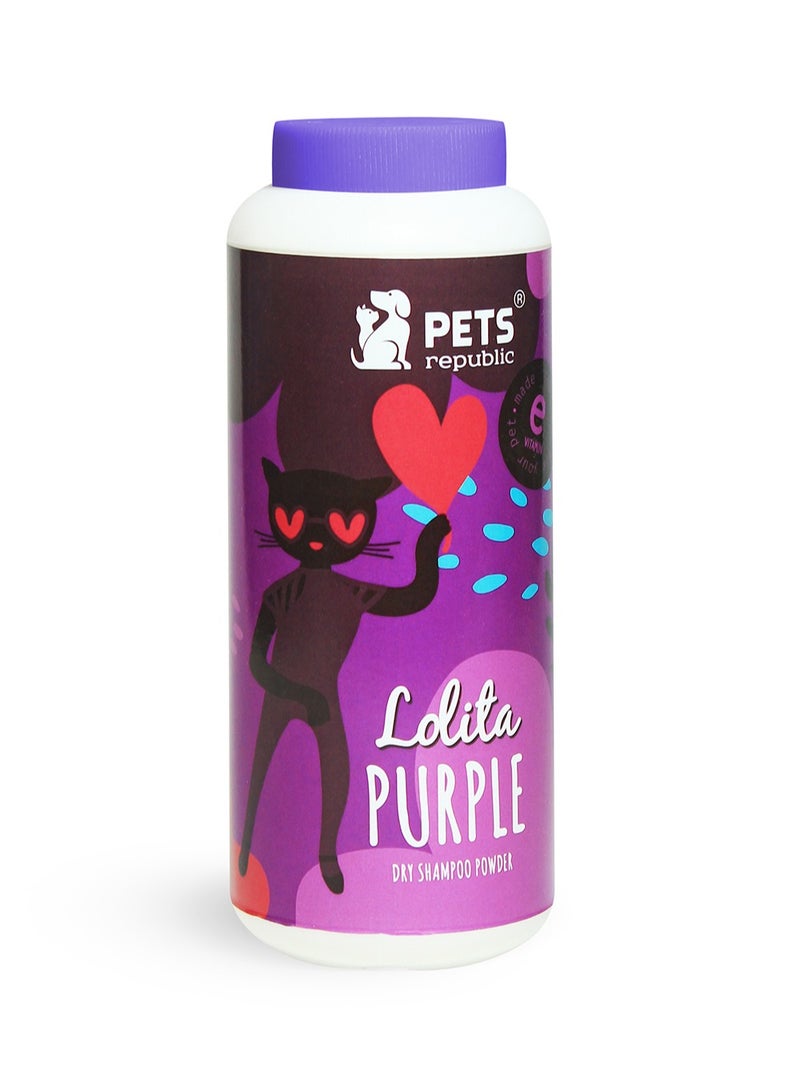 PETS Republic Dry Shampoo Lolita Purple 200 gm