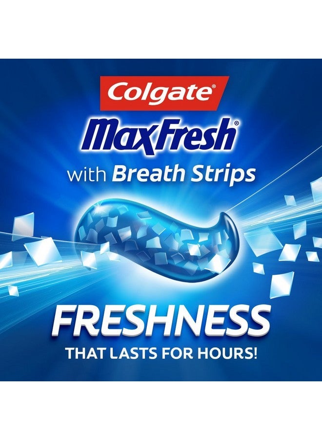 كولجيت معجون أسنان ماكس فريش مع شرائح تنفس صغيرة، نعناع بارد، 7.6 أونصة - Image 2