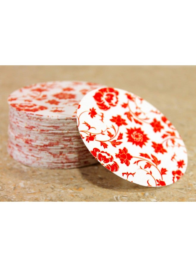 esplanade Disposable Printed Paper Coasters (Set of 100) - Use and Throw Reversible Paper Coasters-Perfect for Bar, Hotel, Restaurant Purpose & Parties. - Image 1