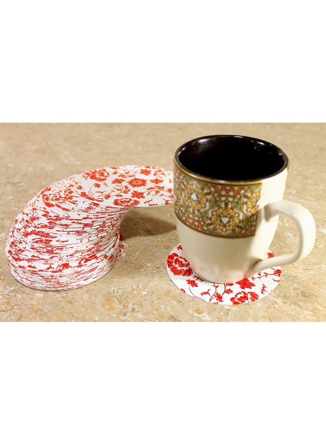 esplanade Disposable Printed Paper Coasters (Set of 100) - Use and Throw Reversible Paper Coasters-Perfect for Bar, Hotel, Restaurant Purpose & Parties. - Image 5