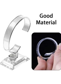 Oasisgalore 10 Pcs Transparent Wristwatch Display Stand Holders  - Image 3
