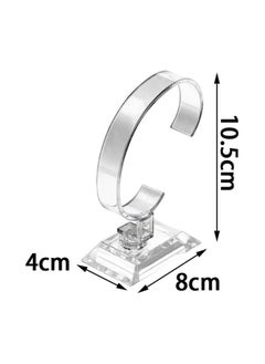 Oasisgalore 10 Pcs Transparent Wristwatch Display Stand Holders  - Image 2