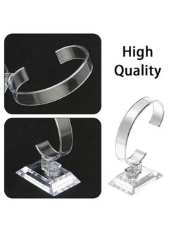 Oasisgalore 10 Pcs Transparent Wristwatch Display Stand Holders  - Image 4