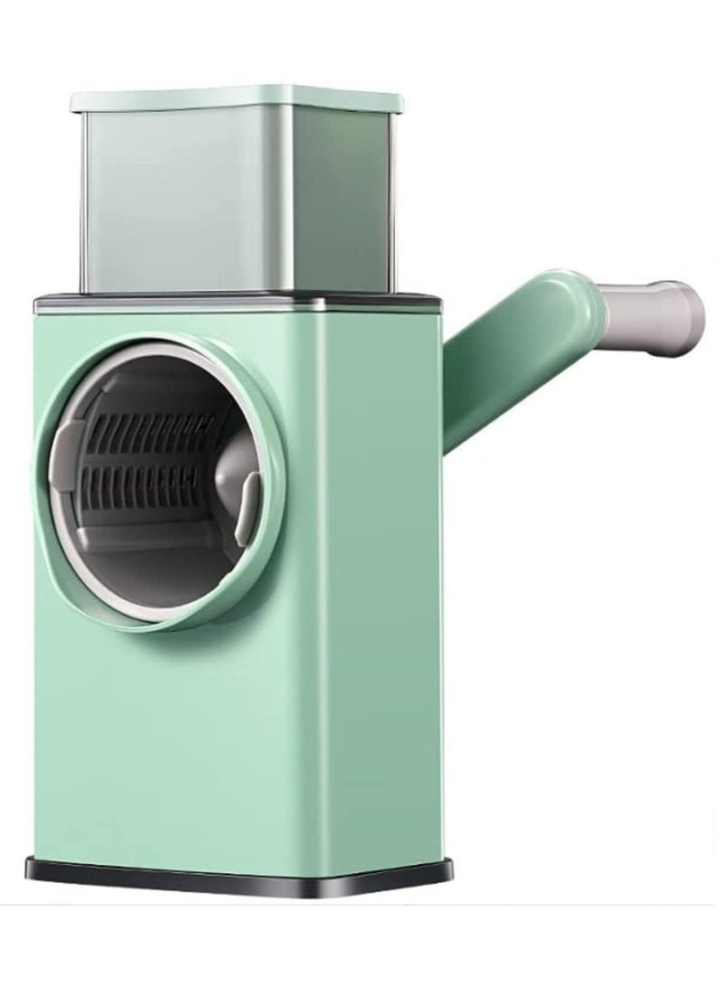 ELTRAZONE Vege-cutter1x20 Multifunctional Vegetable Grater Fruit Vegetable Slicer Easy Clean 4 in 1 Adjustable Handheld Vegetable Slicer Spiral Drum Slicer Assorted - Image 1