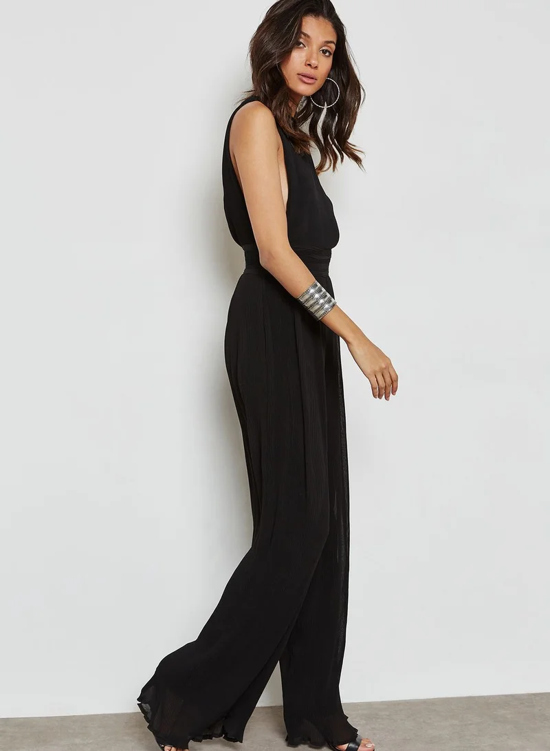 Missguided Tall Pleated Drop Armhole Jumpsuit