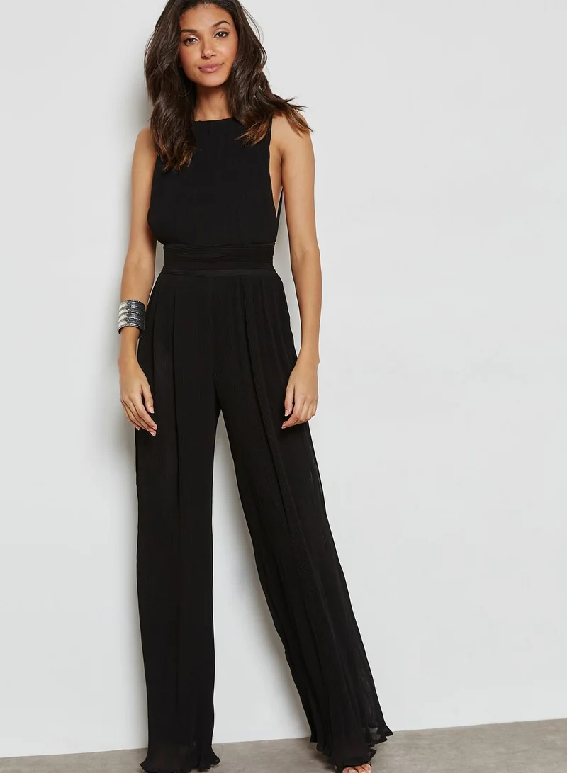 Missguided Tall Pleated Drop Armhole Jumpsuit