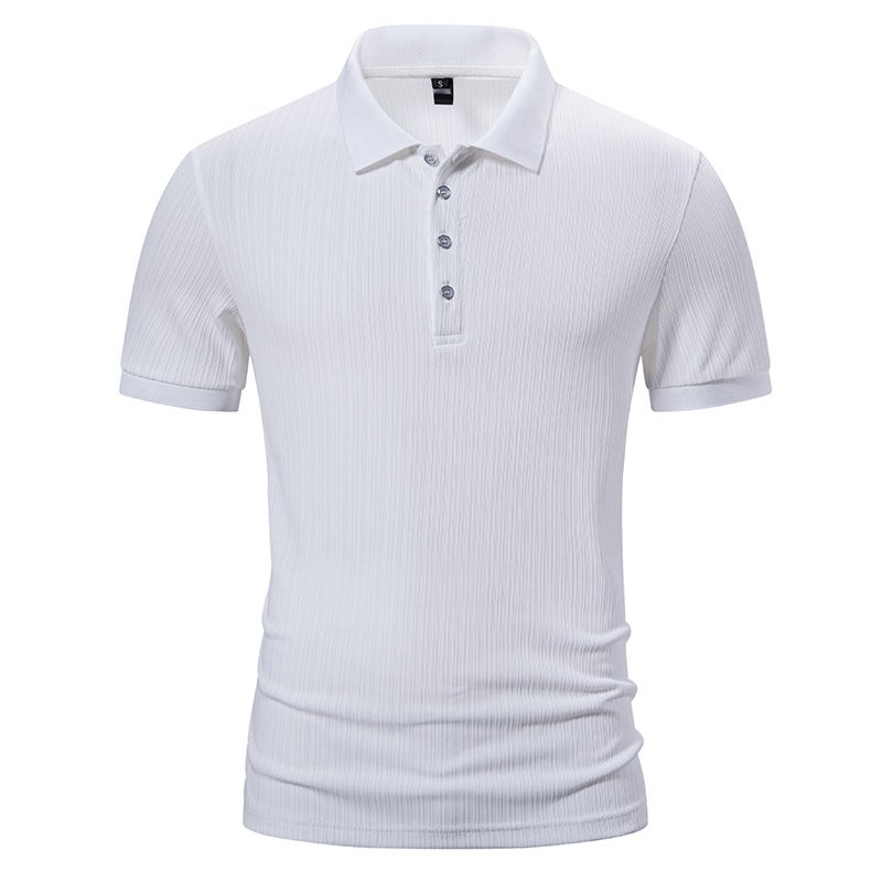 Men'S New Pit Lapel Short Sleeve T-Shirt 030P35 - Image 1