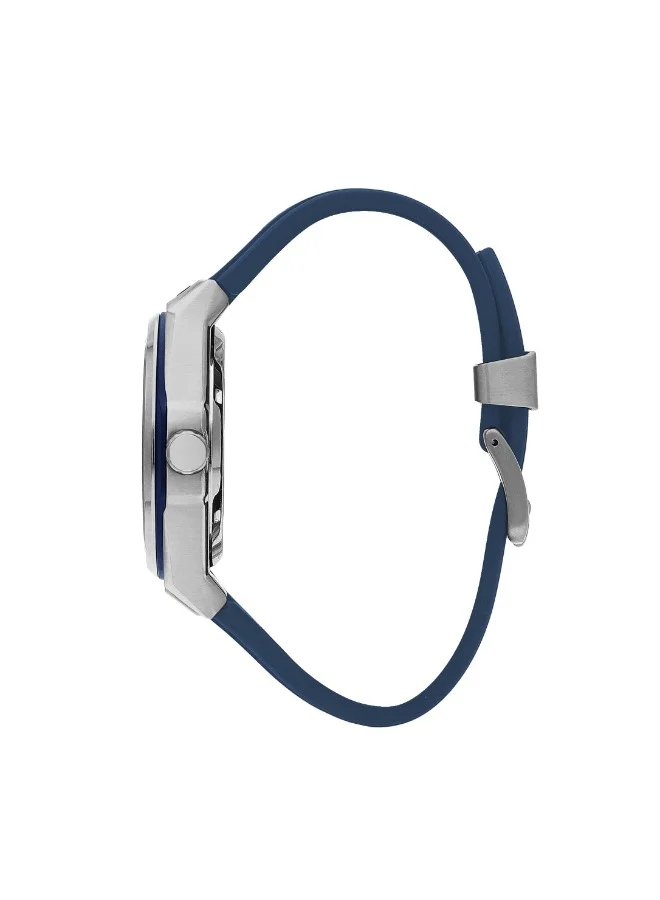 BEVERLY HILLS POLO CLUB Beverly Hills Polo Club BP3636X.399 Men Mechanical Display Watch & Silicone Strap Dark Blue