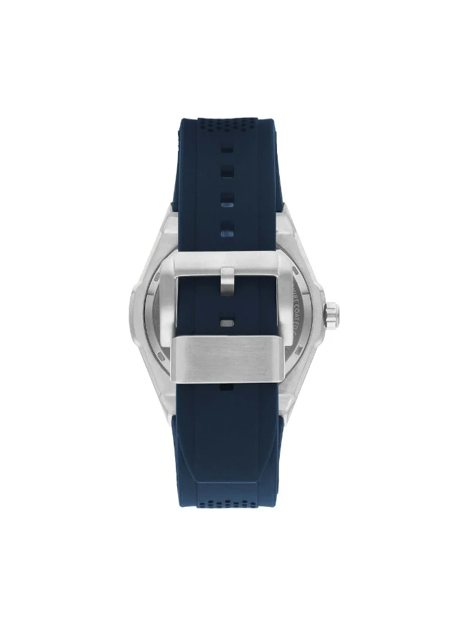 BEVERLY HILLS POLO CLUB Beverly Hills Polo Club BP3636X.399 Men Mechanical Display Watch & Silicone Strap Dark Blue