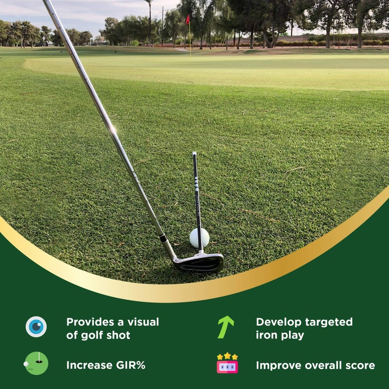 ForeNoMore Golf Alignment Rods: Magnetic Club Alignment Stick Demonstrates Correct Golf Swing Aim, Golf Training Aid Magnet Lie Angle Tool Training Aids Visualize and Align Your Golf Shot, Orange - Image 2