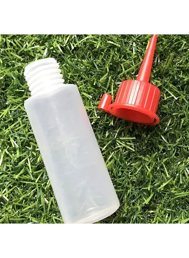 Red Lid Glue Bottle With Straight Hook Cap Water Oil Pot Sewing Agent Paint 3pcs - Image 5