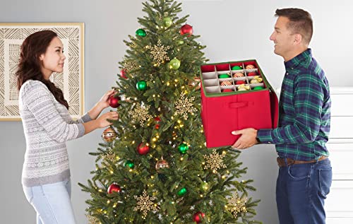 Whitmor تخزين الزينة من ويتمور 6129-5340، 64 قسم، أحمر - Image 3