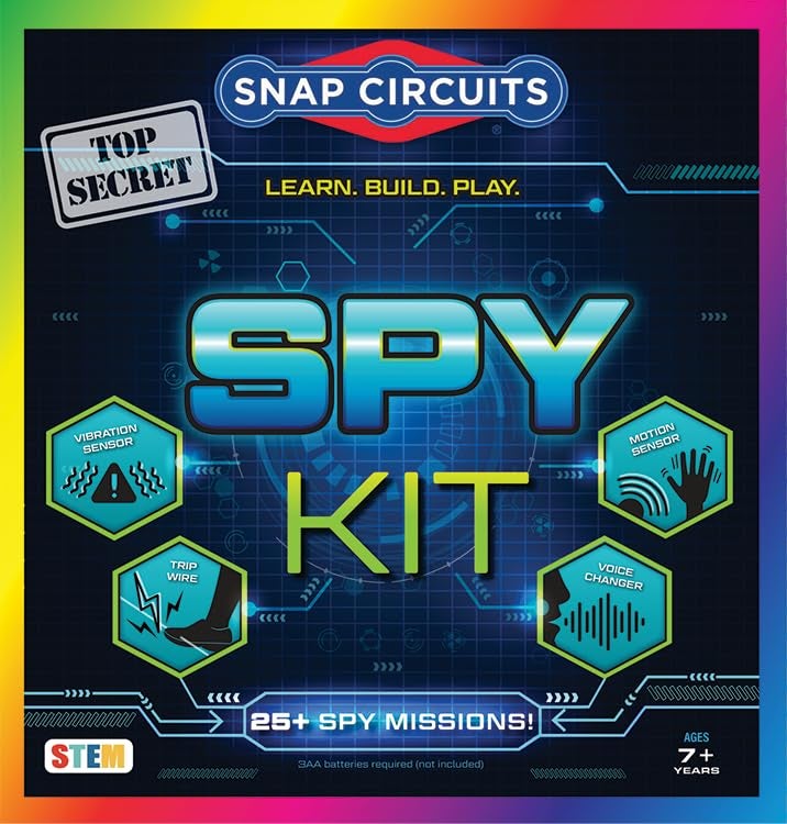 Snap Circuits Spy Kit 25 Activities STEM Educational Toy for Kids 7 - Image 1
