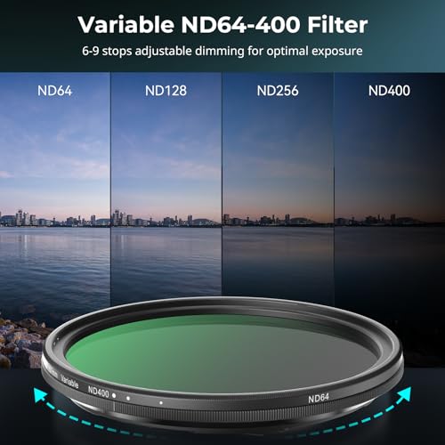 SmallRig Magnetic 67mm VND Filter ND64ND400 69 Stop Adjustable ND Filter for iPhone 16 S24 Ultrafor Vivo X100 67mm Camera Lenses No X Cross HD Optical Glass with Threaded Adapter 5169 - Image 3