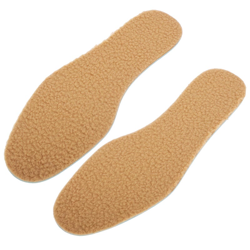 Wool Like Warm Shoe Insoles For Women Men Breathable Non Slip Inserts Size 39 40 - Image 2