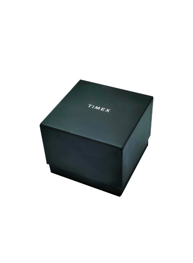 TIMEX MILITARY GMT TW2R43600  STYLISH MEN'S WATCH WITH BLACK LEATHER STRAP & INDIGLO DIAL - Image 5